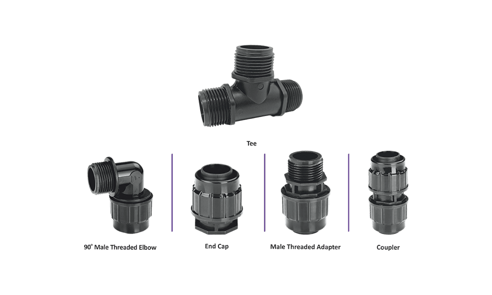 Drip Compression Fittings