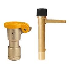 Brass Quick Coupling with Key