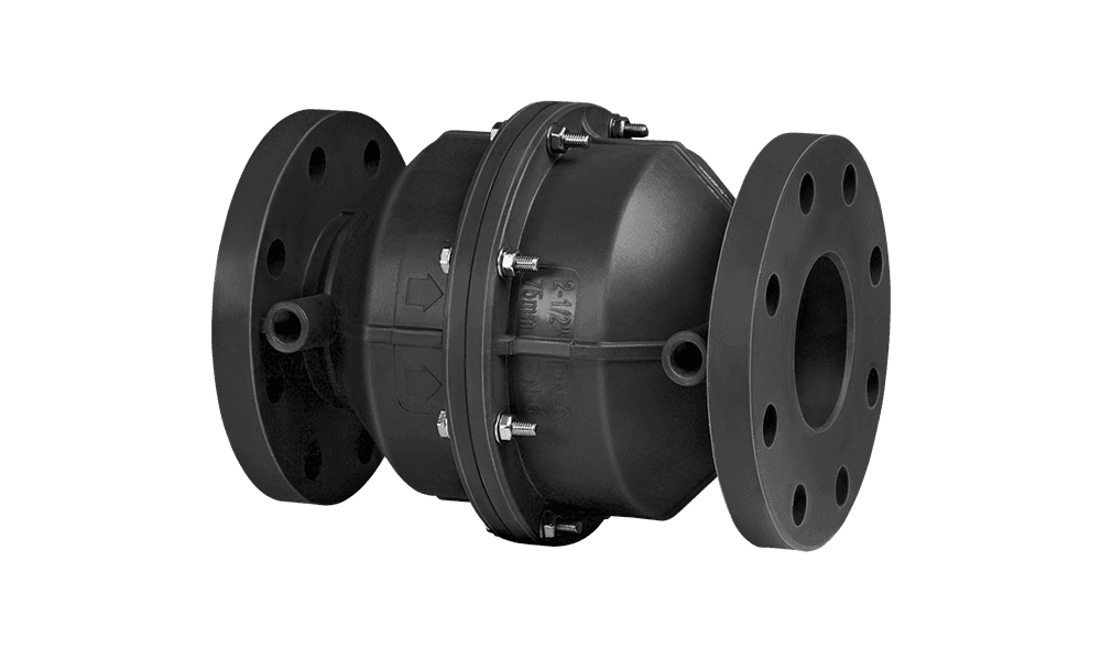 Spring Loaded Ball Type Plastic Check Valve